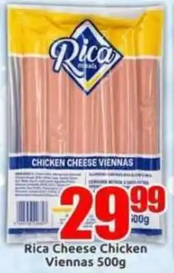 Three Star Cash and Carry Rica Cheese Chicken Viennas offer