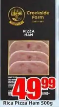 Three Star Cash and Carry Creekside Farm Pizza Ham offer