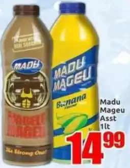 Three Star Cash and Carry Madu Mageu Assorted offer