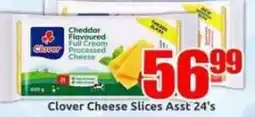 Three Star Cash and Carry Clover Cheese Slices Assorted offer