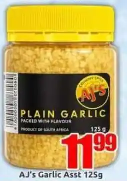 Three Star Cash and Carry AJ's Plain Garlic offer