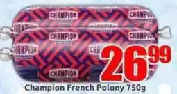 Three Star Cash and Carry Champion French Polony offer