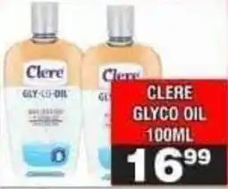Advance Cash n Carry CLERE GLYCO OIL offer