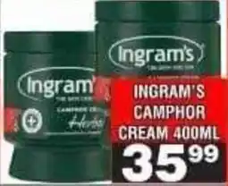 Advance Cash n Carry Ingram's Camphor Cream offer