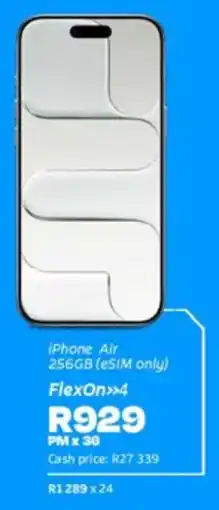 Telkom iPhone Air 256GB offer