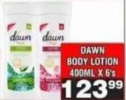 Advance Cash n Carry Dawn Body Lotion offer