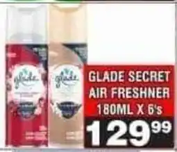 Advance Cash n Carry Glade Secret Air Freshener offer
