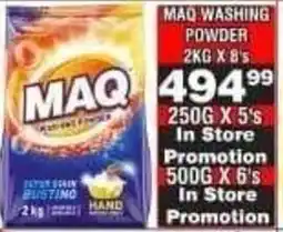 Advance Cash n Carry MAQ Washing Powder offer