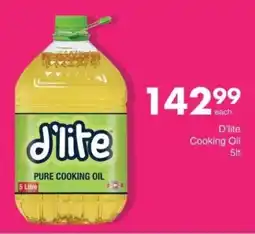 Save D'lite Cooking Oil offer