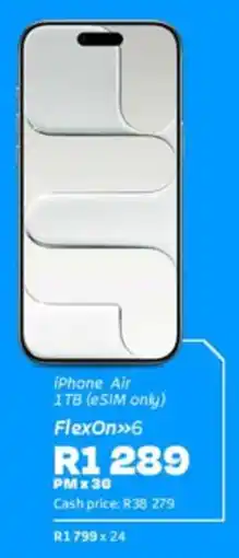 Telkom iPhone Air 1TB offer