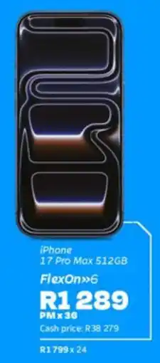 Telkom iPhone 17 Pro Max 512GB offer
