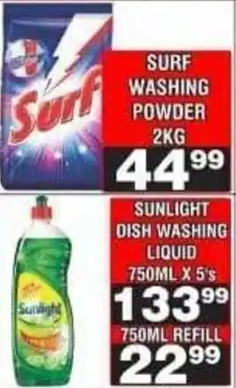 Advance Cash n Carry Surf Washing Powder offer
