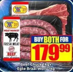 Three Star Cash and Carry Save Lot Meat Market Beef Chuck offer