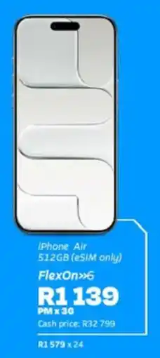 Telkom iPhone Air 512GB offer
