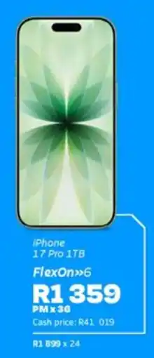 Telkom iPhone 17 Pro 1TB offer