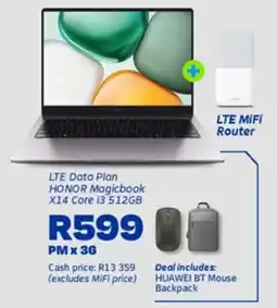 Telkom Honor Magicbook X14 Core i3 512GB offer