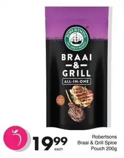Save Robertsons Braai & Grill Spice Pouch offer