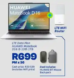 Telkom Huawei Matebook D16 i5 13th 1TB offer