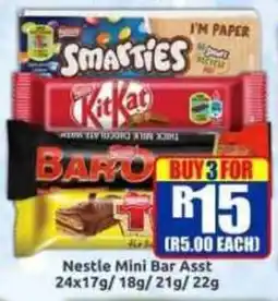 Three Star Cash and Carry Nestle Mini Bar Assorted offer