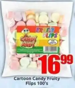 Three Star Cash and Carry Cartoon Candy Fruity Flips offer