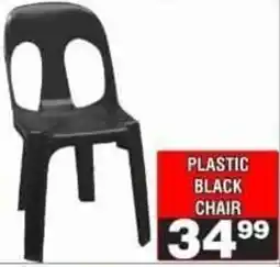 Advance Cash n Carry PLASTIC BLACK CHAIR offer