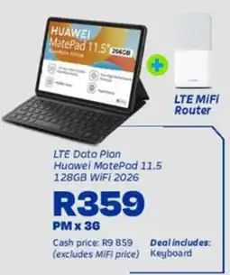 Telkom Huawei MatePad 11.5 128GB WiFi 2026 offer