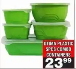 Advance Cash n Carry OTIMA PLASTIC CONTAINERS offer
