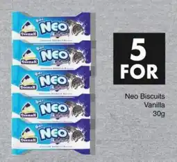Save Neo Biscuits Vanilla offer