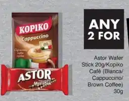 Save Astor Wafer Stick/Kopiko Café offer