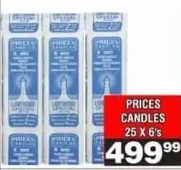 Advance Cash n Carry Prices Candles offer