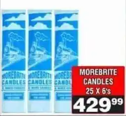Advance Cash n Carry MOREBRITE CANDLES offer