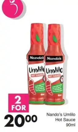 Save Nando's Umlilo Hot Sauce offer
