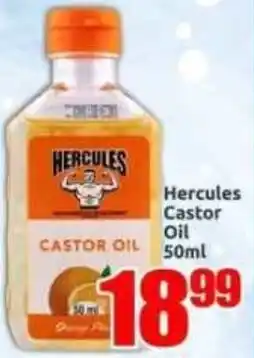 Three Star Cash and Carry Hercules Castor Oil offer