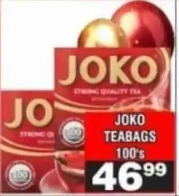 Advance Cash n Carry JOKO TEABAGS offer