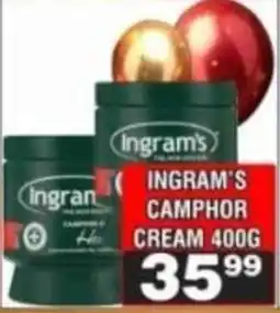 Advance Cash n Carry Ingram's Camphor Cream offer