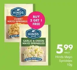 Save Hinds Mayo Sprinkles offer