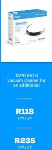 Telkom TAPO RV10 vacuum cleaner offer
