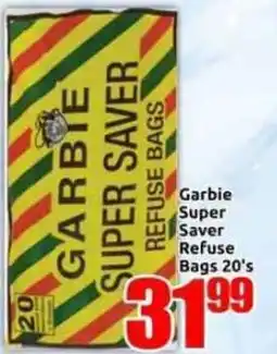 Three Star Cash and Carry Garbie Super Saver Refuse Bags offer