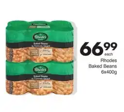 Save Rhodes Baked Beans in Tomato Sauce offer