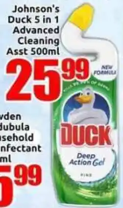 Three Star Cash and Carry Johnson's Duck 5 in 1 Advanced Cleaning Asst offer
