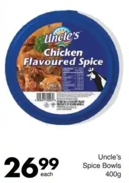 Save Uncle's Spice Bowls offer