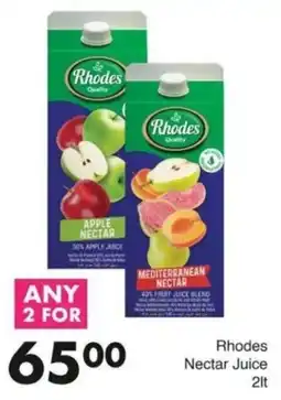 Save Rhodes Nectar Juice offer