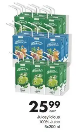 Save Juiceylicious 100% Juice offer
