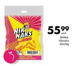 Save Simba Niknaks offer