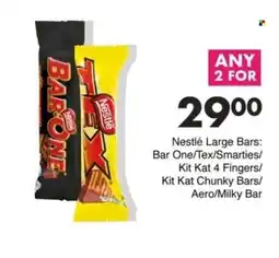 Save Nestlé Large Bars offer