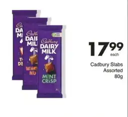 Save Cadbury Slabs Assorted offer