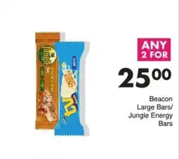 Save Beacon Large Bars/Jungle Energy Bars offer