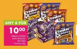 Save Nations Choice Aerio Biscuits/Mini Bite Cookies offer