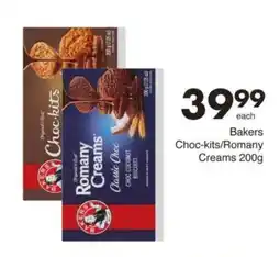 Save Bakers Choc-kits/Romany Creams offer