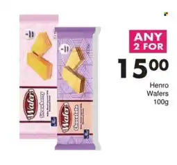 Save Henro Wafers offer